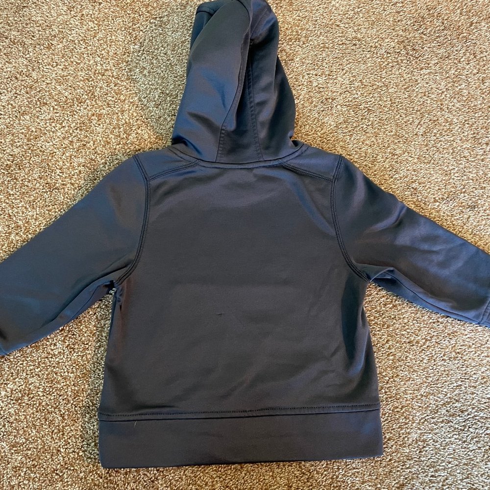 Adidas grey polyester hoodie 3T - Picture 2 of 4